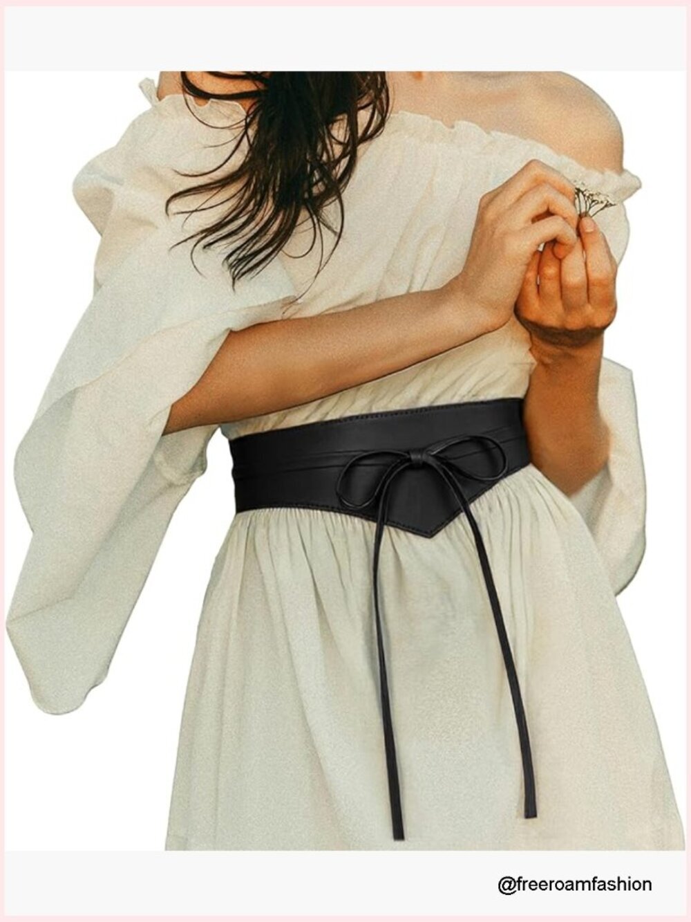 Womens Renaissance Obi Belt Wide Leather Corset Belt Ren Faire Costume Accessory